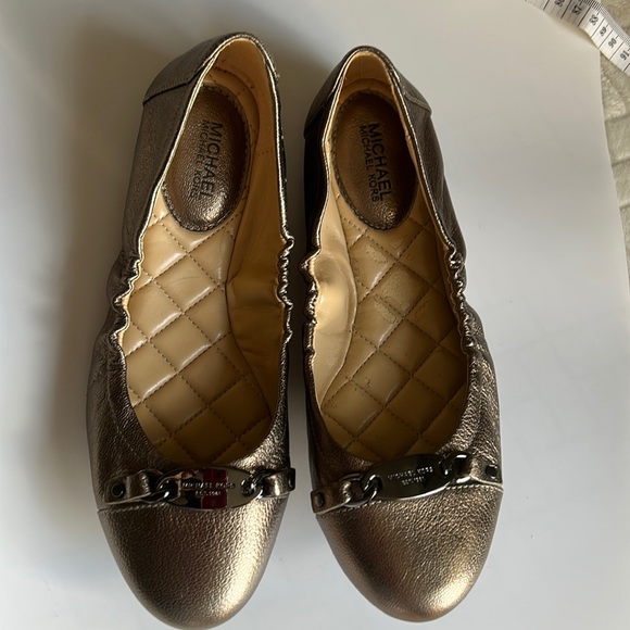 Michael Kors Shoes - Michael Kors Copper-Gold Metallic Color Loafers/ Flats Size 6.5